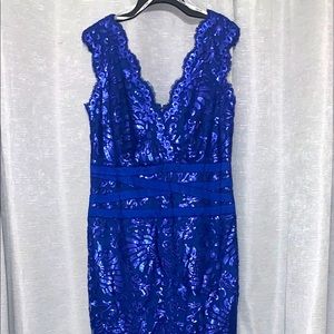 Full Length Tadashi Shoji Gown, Size 14